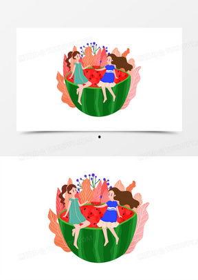 娱乐吃瓜背景模板图高清